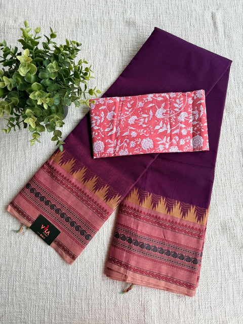 Handloom chettinad cotton saree