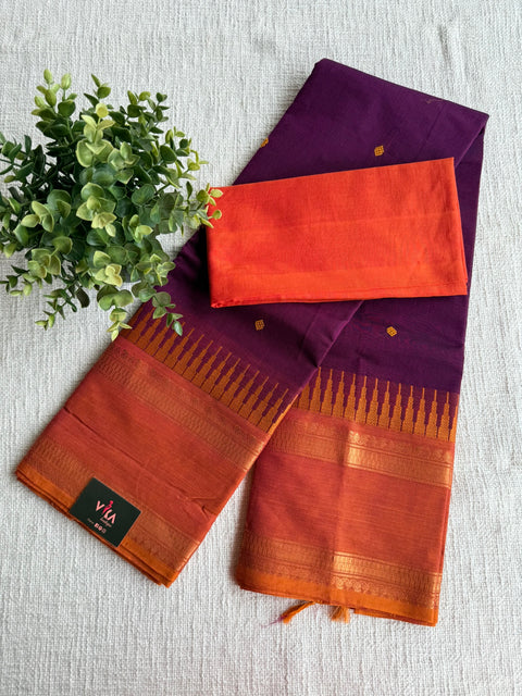 Handloom chettinad cotton saree
