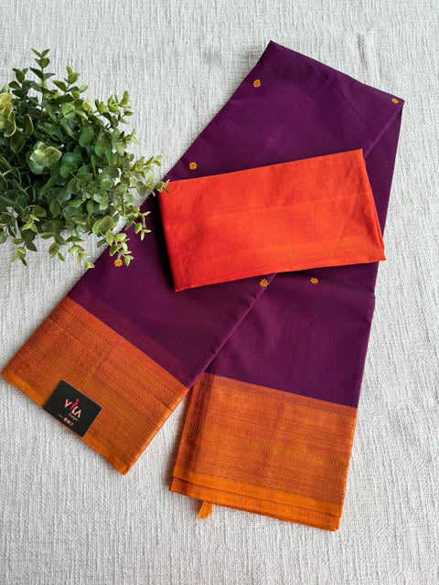 Handloom chettinad cotton saree
