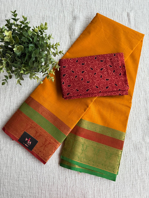 Handloom chettinad cotton saree