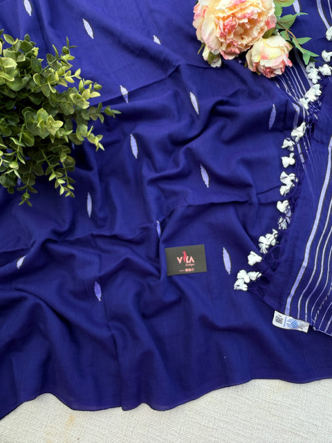 Bhutta weaving mul cotton saree