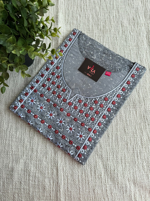 L size printed cotton nighty