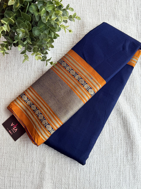 Pure handloom mercerized cotton saree