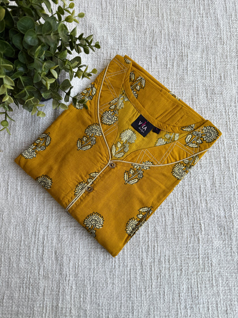 L size printed cotton Nighty