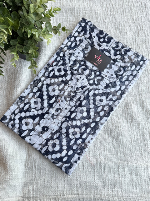 L size printed Batik cotton Nighty