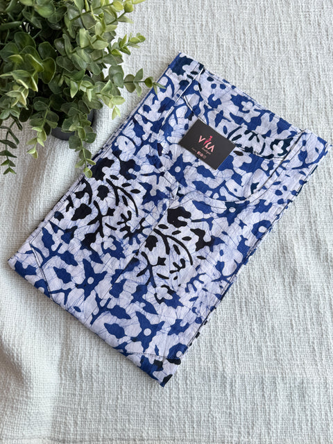L size printed Batik cotton Nighty