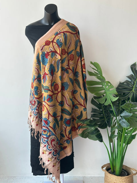 Pen kalamkari Pure cotton dupatta