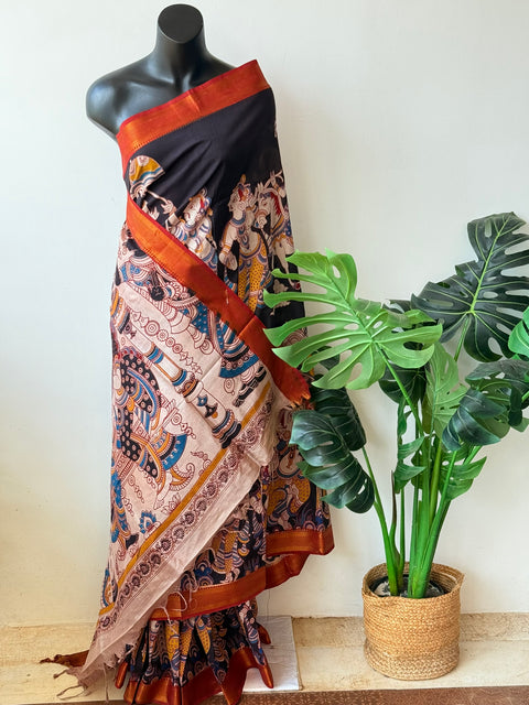Kalamkari chennuri silk SareE