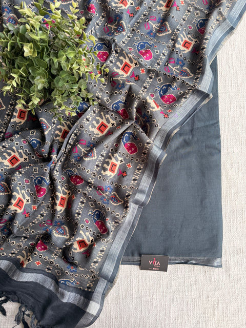 Cotton linen salwar suit material