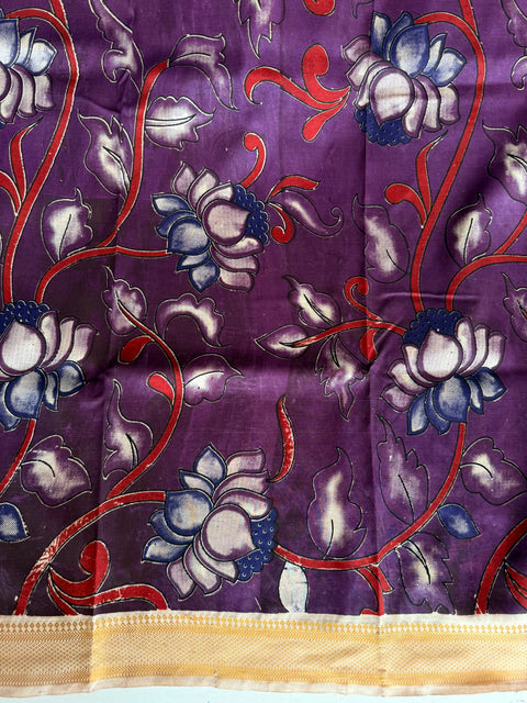 Kalamkari chennuri silk Saree