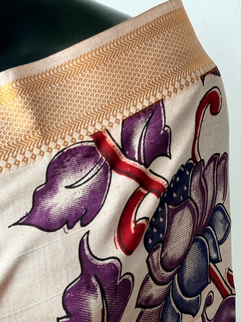 Kalamkari chennuri silk Saree
