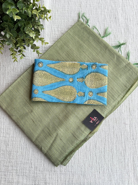 Art silk saree with blouse