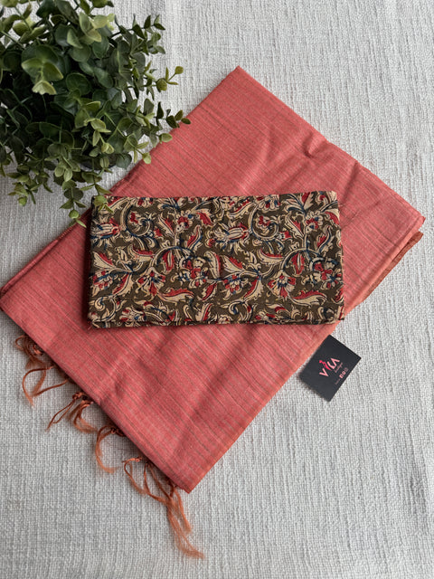 Art silk saree with blouse