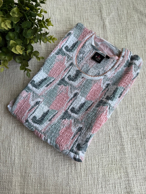 L size smocking pc nighty