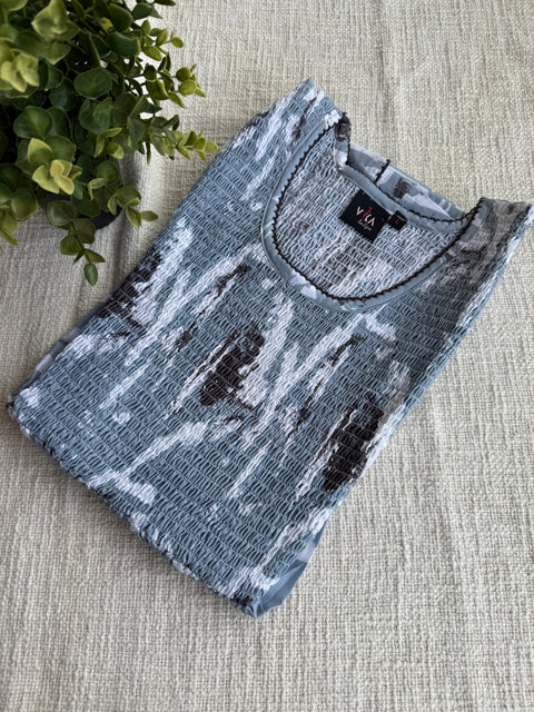 L size smocking pc nighty