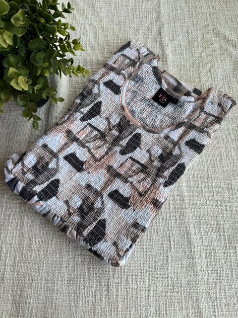 L size smocking pc nighty