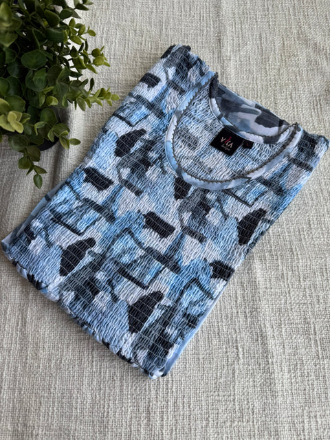 L size smocking pc nighty