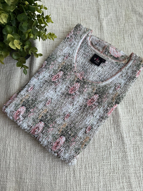 L size smocking pc nighty