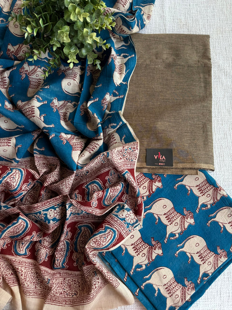Kalamkari salwar suit material