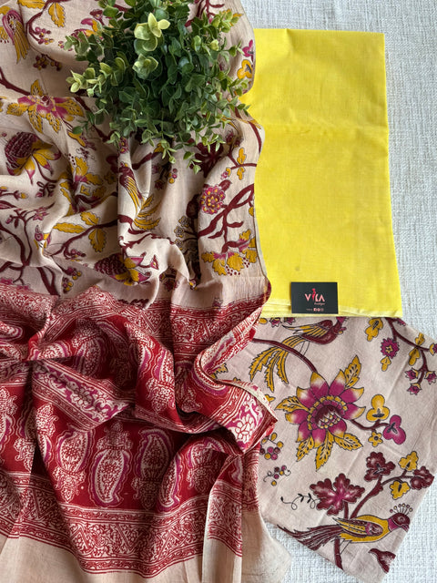 Kalamkari salwar suit material