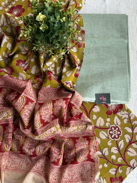 Kalamkari salwar suit material