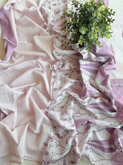Printed cotton suit material