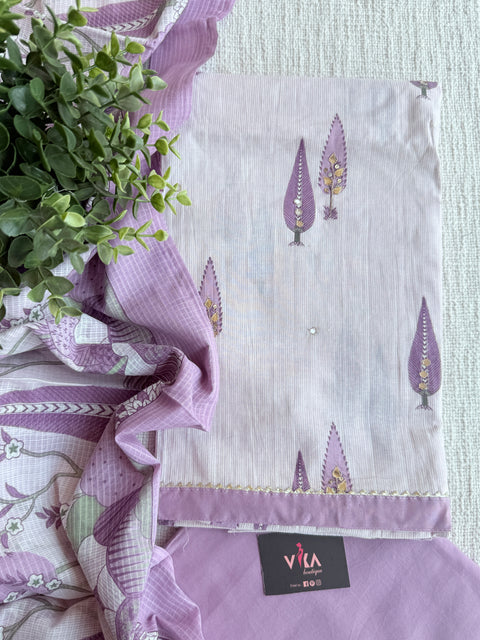 Printed cotton suit material