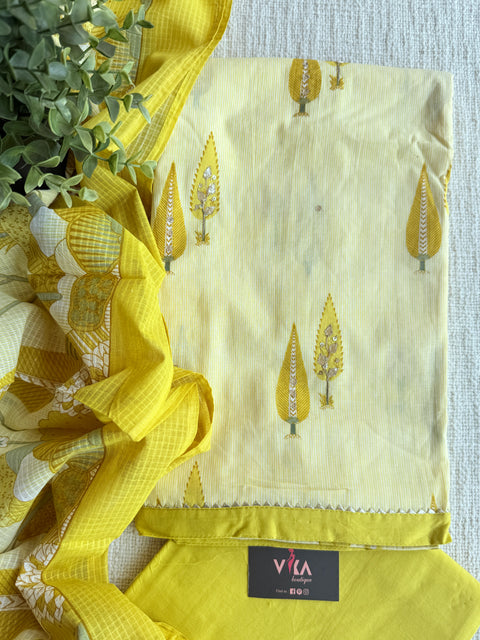 Printed cotton suit material