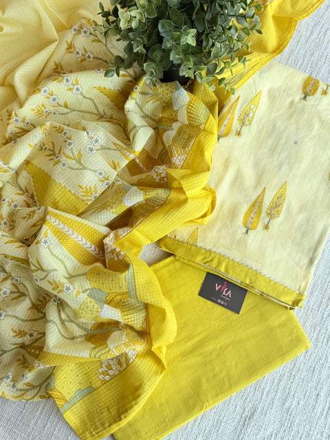 Printed cotton suit material
