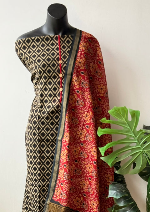 Chanderi cotton salwar material
