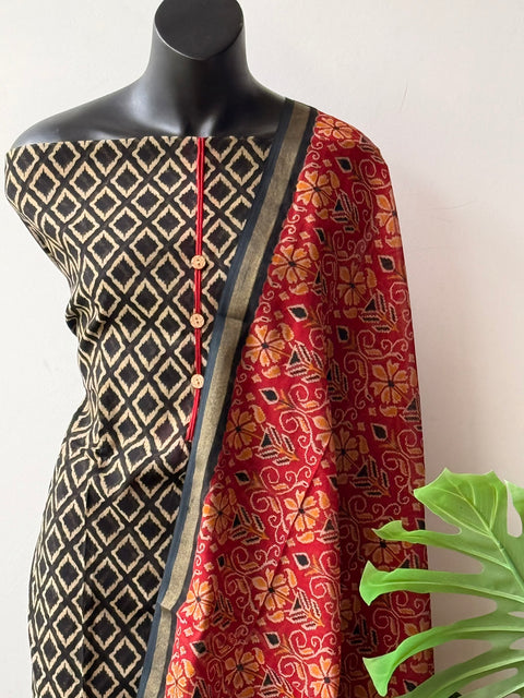 Chanderi cotton salwar material