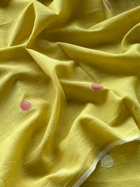 Yellow bhutta pure Jamdhani material