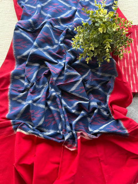 Ikat cotton salwar suit material