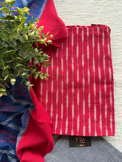 Ikat cotton salwar suit material