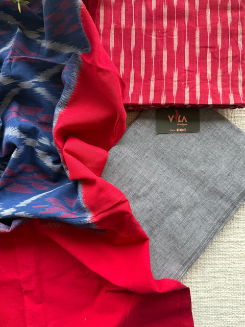 Ikat cotton salwar suit material