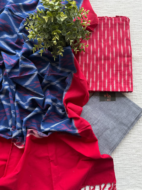 Ikat cotton salwar suit material