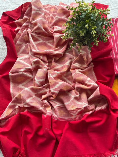 Ikat cotton salwar suit material