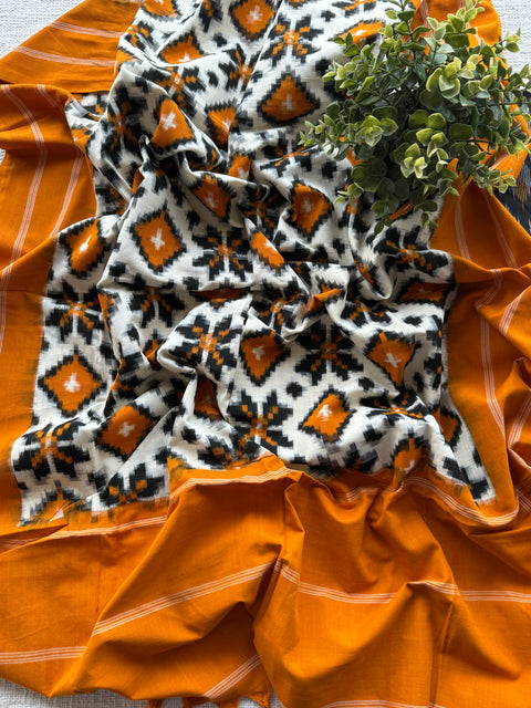 Telia Rumal Ikat cotton salwar suit material