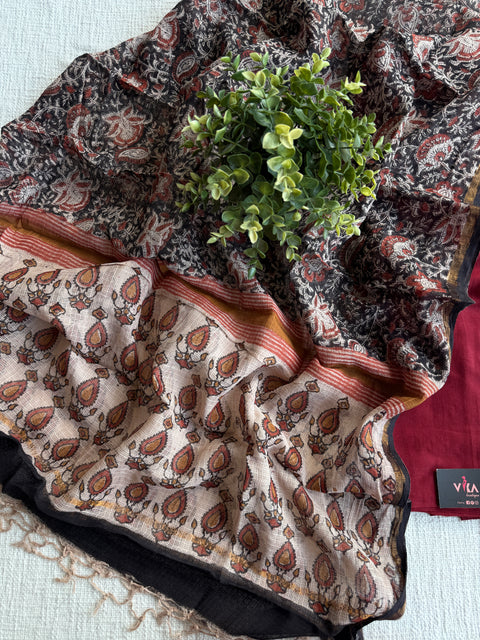 Rayon suit set with kota dupatta
