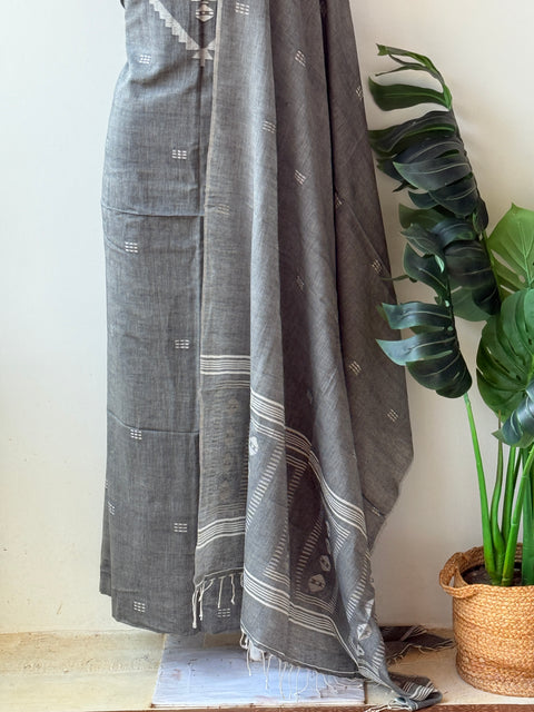 Jamdhani top and dupatta