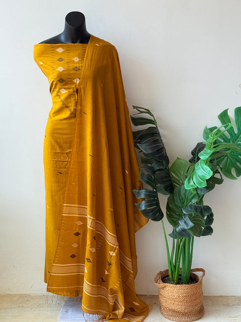 Jamdhani top and dupatta