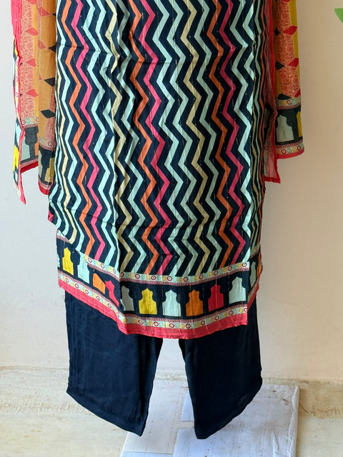 L size readymade muslin set
