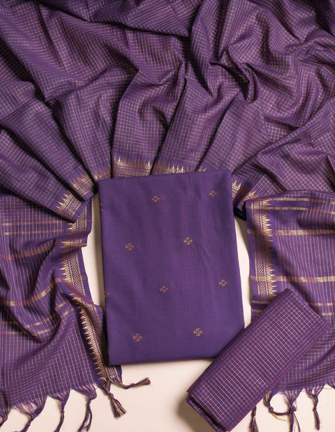 Handloom cotton salwar suit material