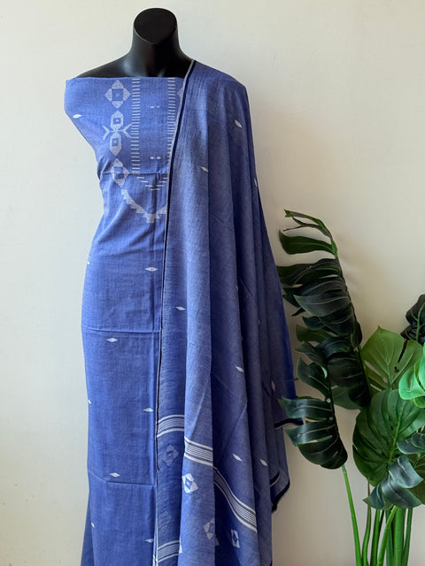 Jamdhani top and dupatta