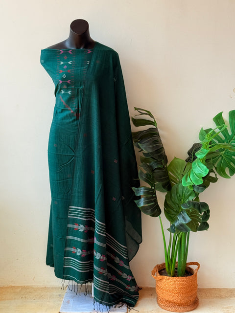 Jamdhani top and dupatta