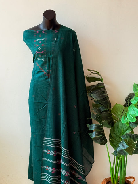 Jamdhani top and dupatta