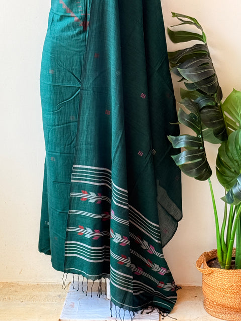 Jamdhani top and dupatta