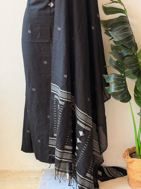 Jamdhani top and dupatta