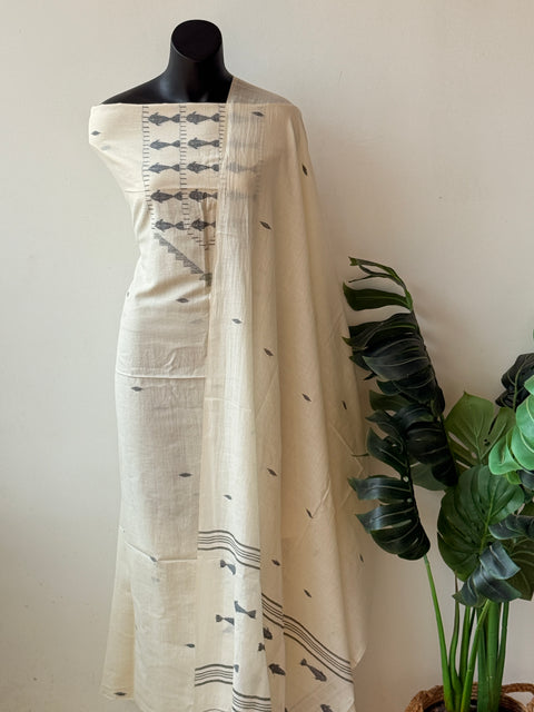 Jamdhani top and dupatta