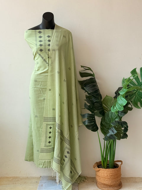 Jamdhani top and dupatta